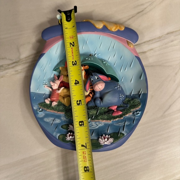 Disney Winnie the Pooh It’s Just A Small Piece of Weather Ceramic Art Plate - Picture 2 of 7